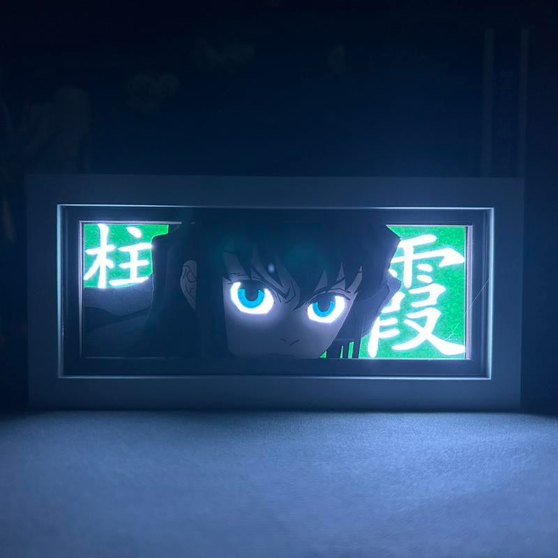 Paper Cut Anime Led Light Box Demon Slayer
