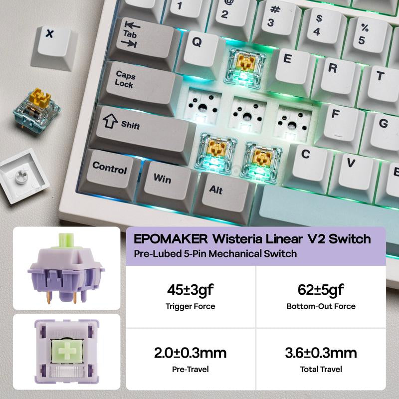 EPOMAKER Full Size Mechanical Keyboard