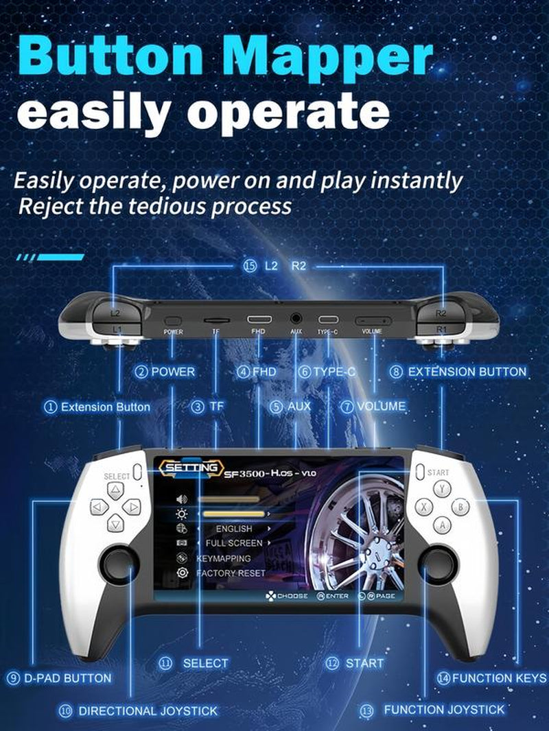 Protable Retro Handheld Game Console