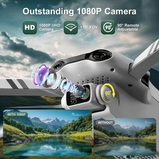 Aerial Drone 2025 F10 Pro with 4K UHD EIS Camera GPS