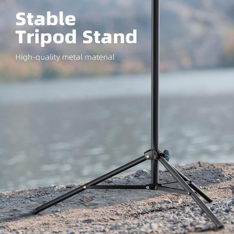 Weilisi 10.5" Ring Light with 69" Tripod Stand and Phone Holder Kit