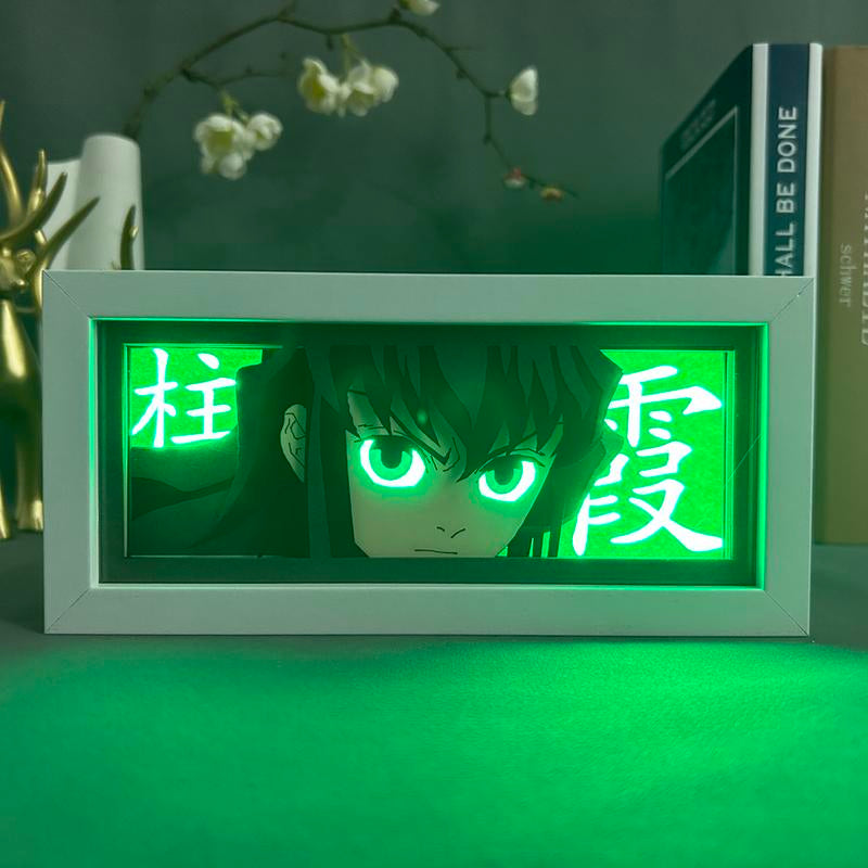 Paper Cut Anime Led Light Box Demon Slayer 