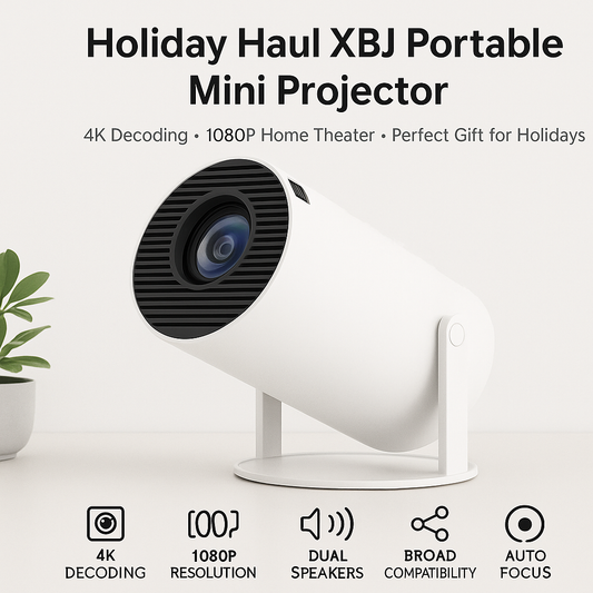 Holiday Haul XBJ Portable Upgraded Mini Projector