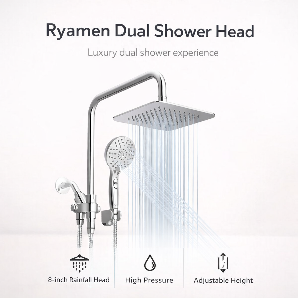 Ryamen Dual Shower Head 