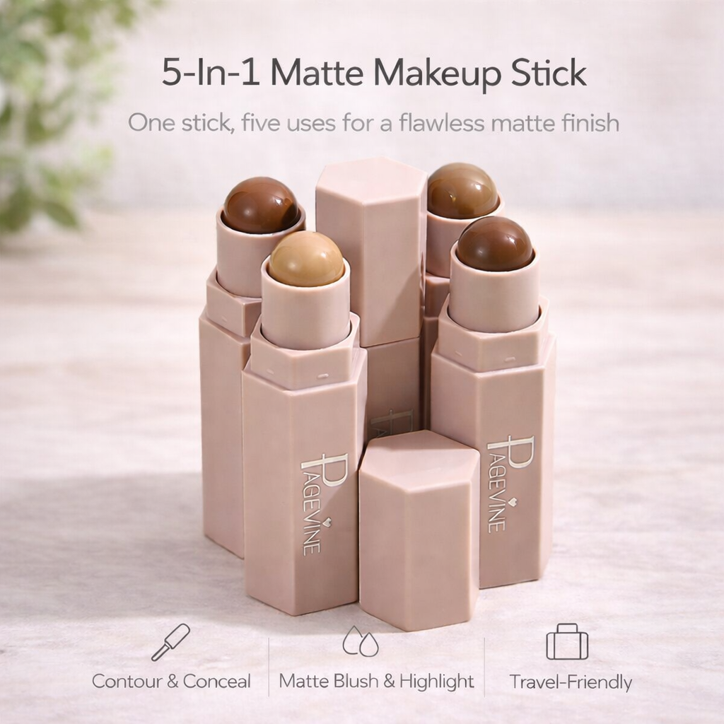 5-In-1 Matte Makeup Stick - Contouring