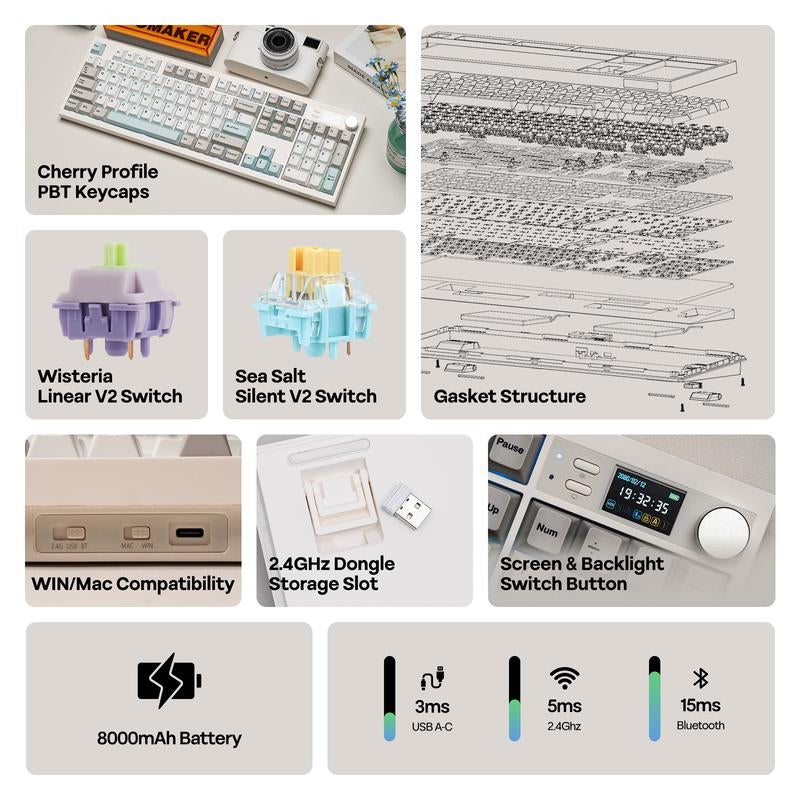 EPOMAKER  Full Size Mechanical Keyboard