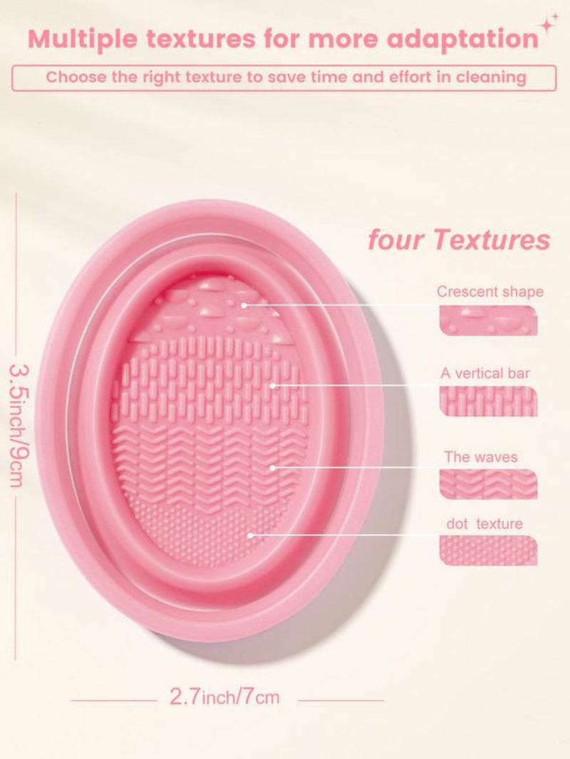 53PCS Makeup Tools Set, Waterproof Zipper Cosmetic Bag