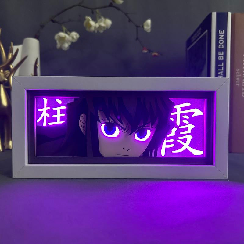 Paper Cut Anime Led Light Box Demon Slayer 