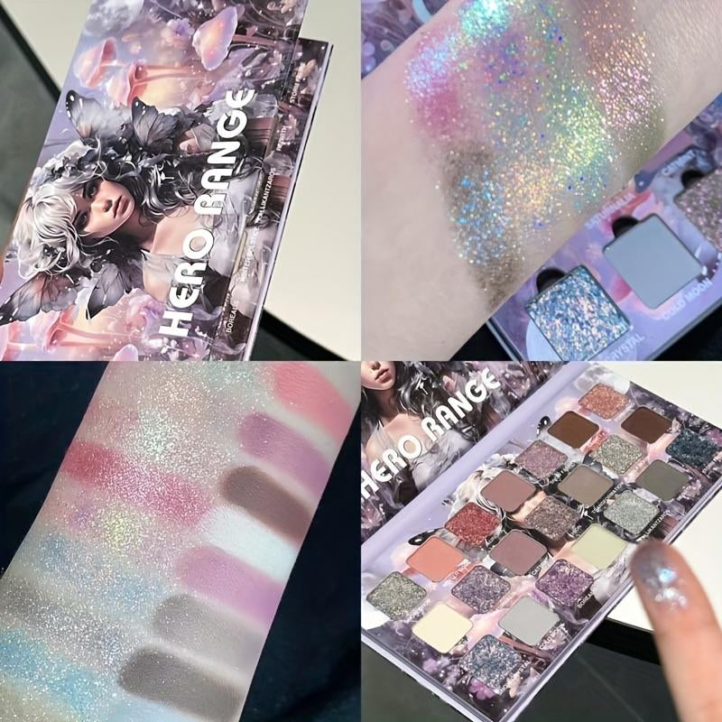 HERORANGE Anime Flower Fairy 21-Color Eyeshadow Palette