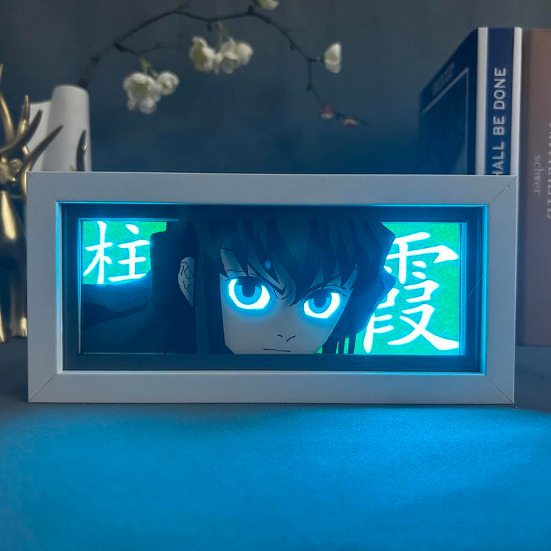 Paper Cut Anime Led Light Box Demon Slayer 