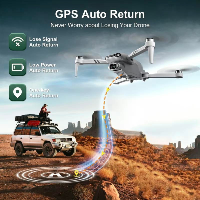 Aerial Drone 2025 F10 Pro with 4K UHD EIS Camera GPS 