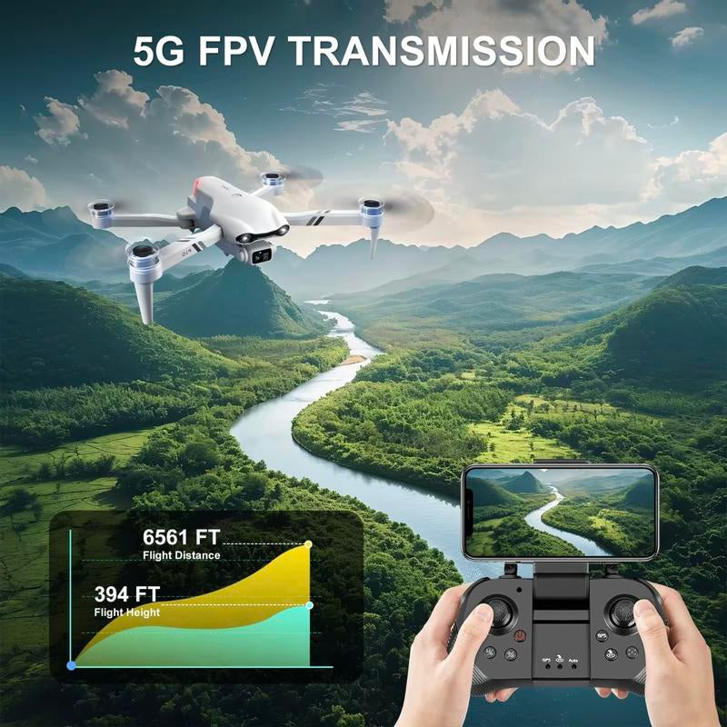 Aerial Drone 2025 F10 Pro with 4K UHD EIS Camera GPS 