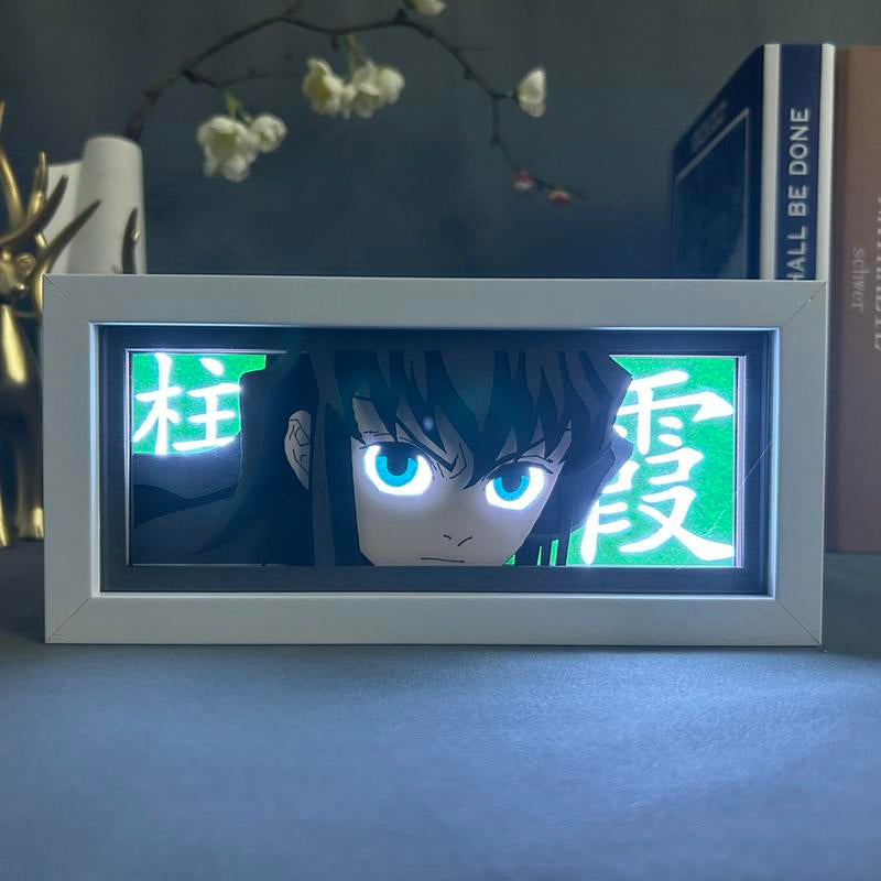 Paper Cut Anime Led Light Box Demon Slayer 