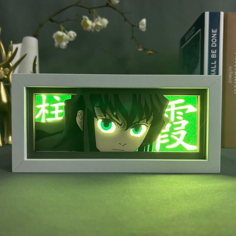 Paper Cut Anime Led Light Box Demon Slayer 